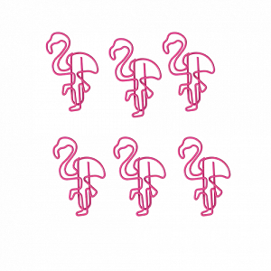 Flamingo Bay Paper Clips