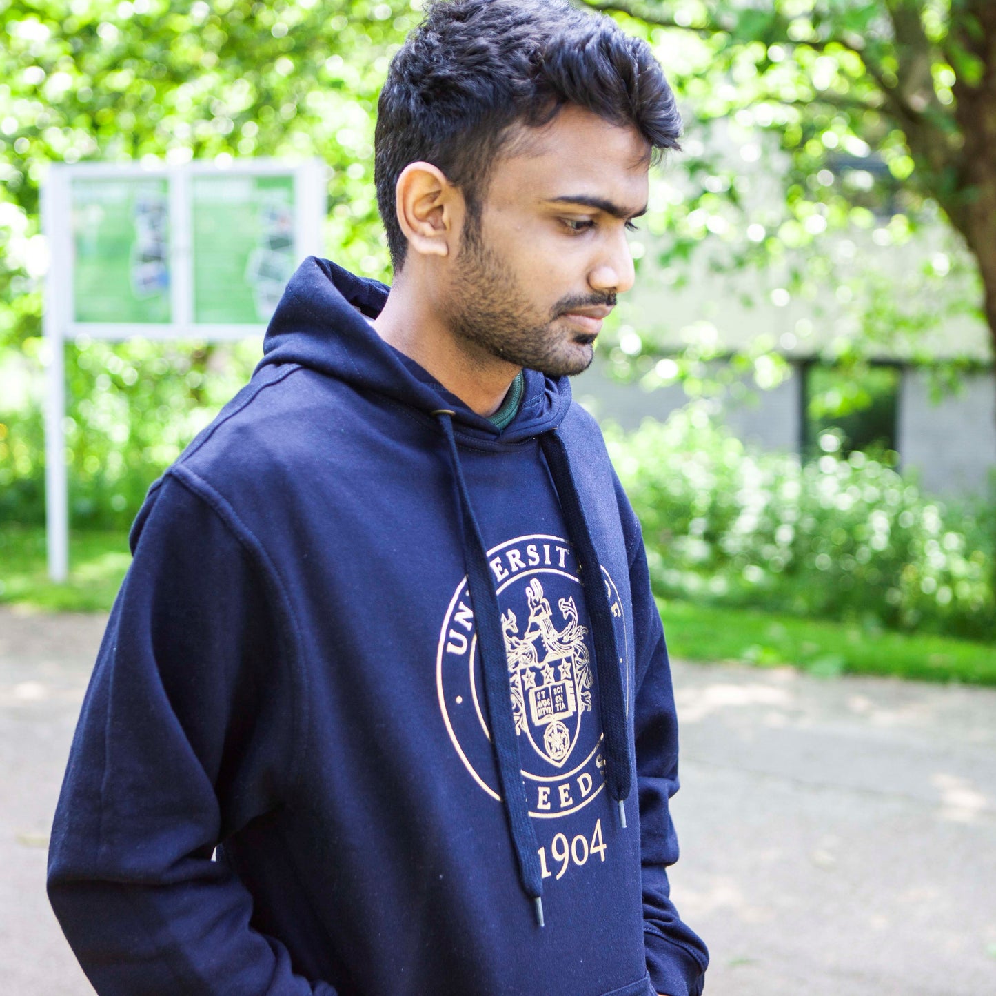 Gold Circle Crest Hoodie