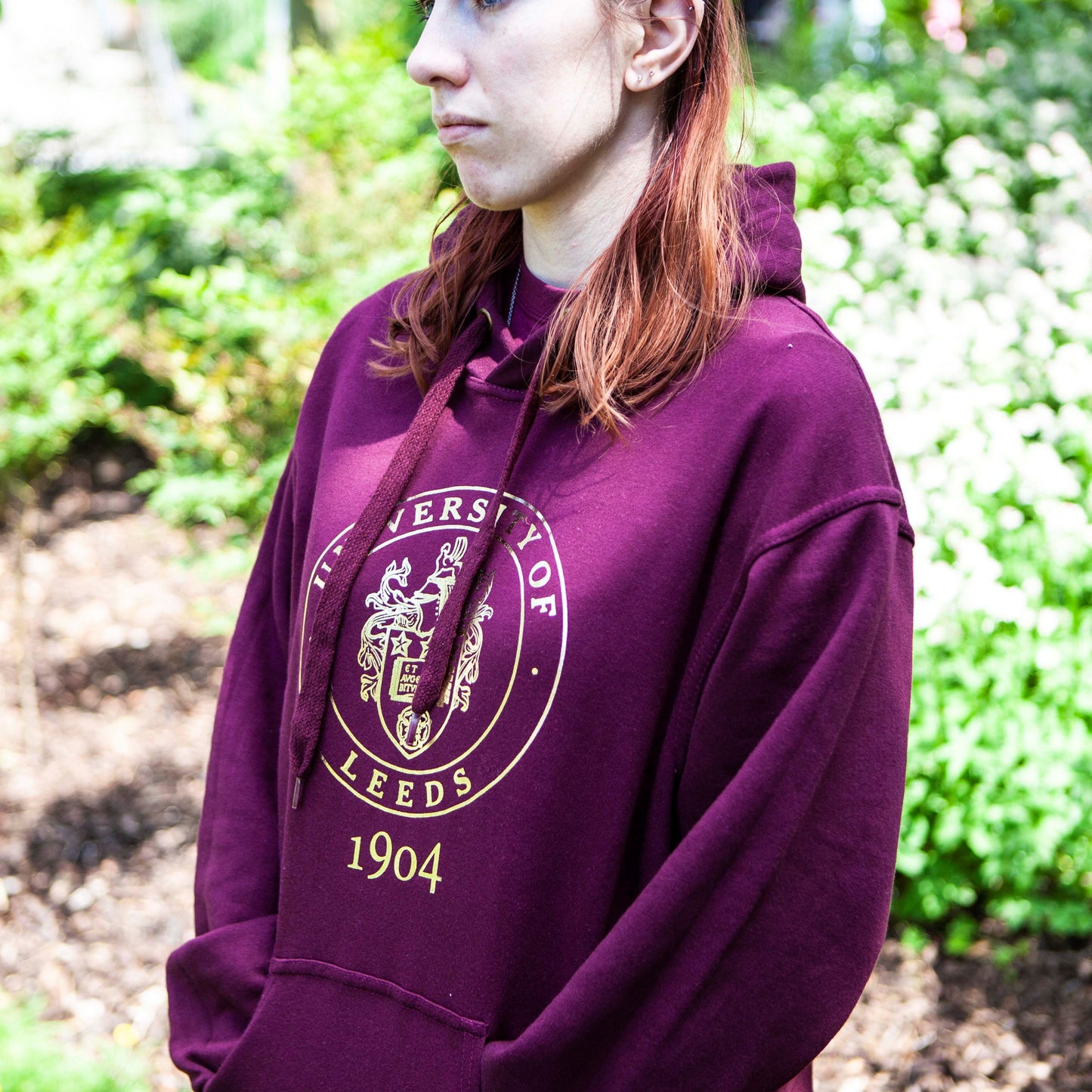 Gold Circle Crest Hoodie