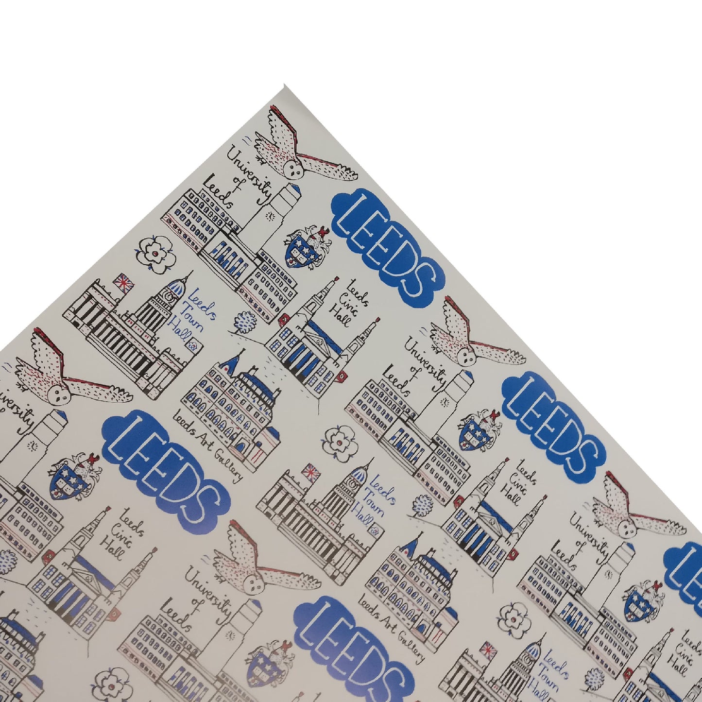 Leeds Illustrated Gift Wrap