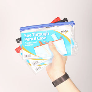 Tiger Transparent Pencil Case