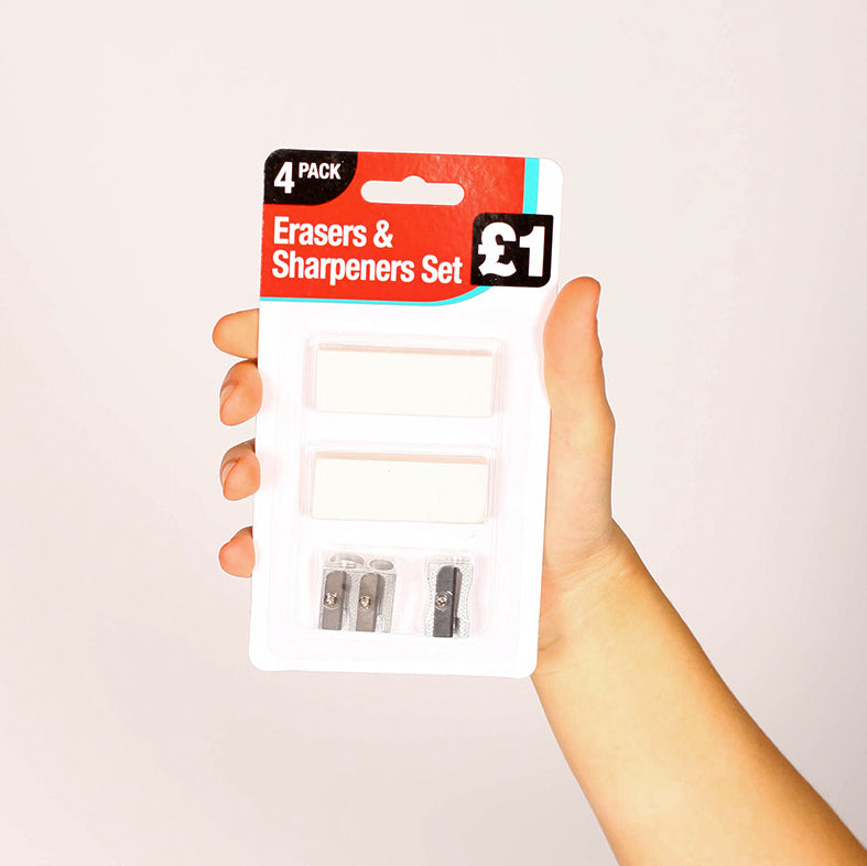 Eraser and Sharpener Set PM£1