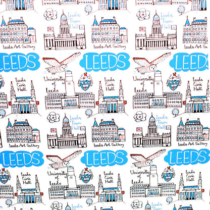 Leeds Illustrated Gift Wrap