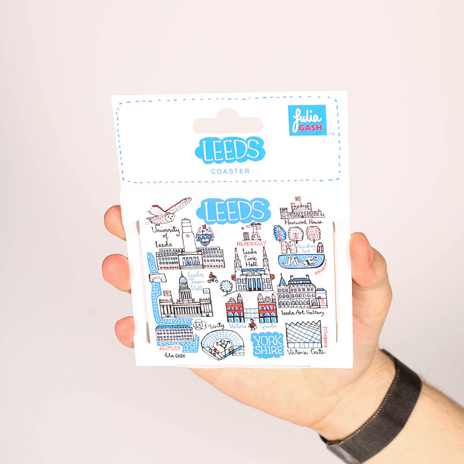 Leeds Illustrated Coaster