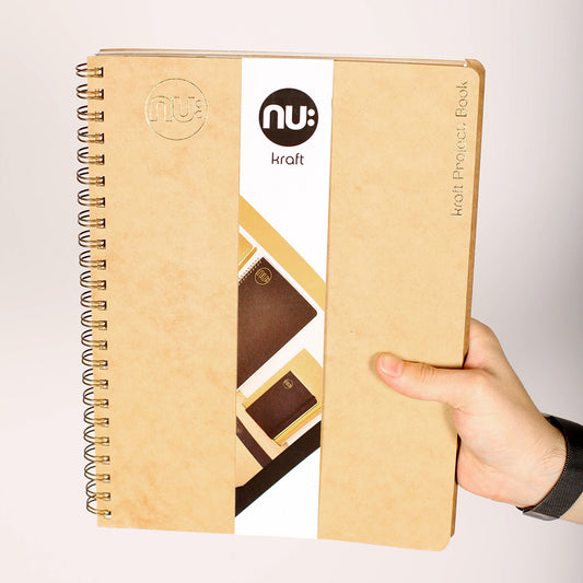 Nu: Elite A4 Wiro Kraft Project Book