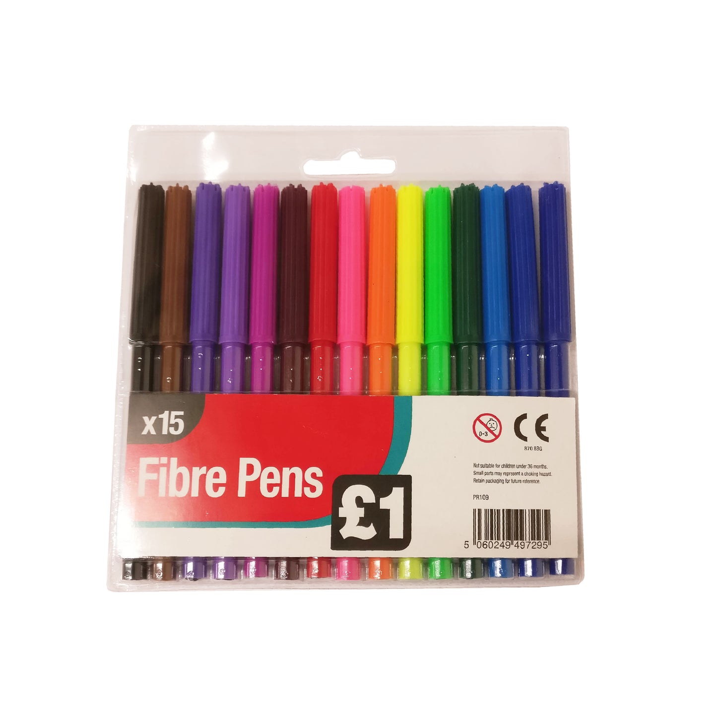 Fibre Tip Pens (Pack of 15) PM£1