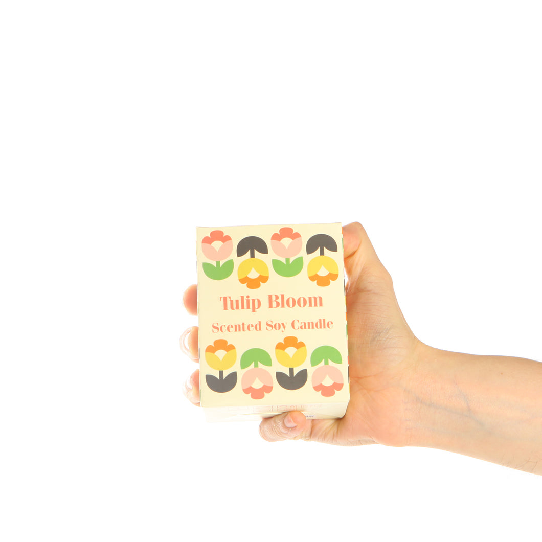 Tulip Bloom Boxed Scented Soy Candle