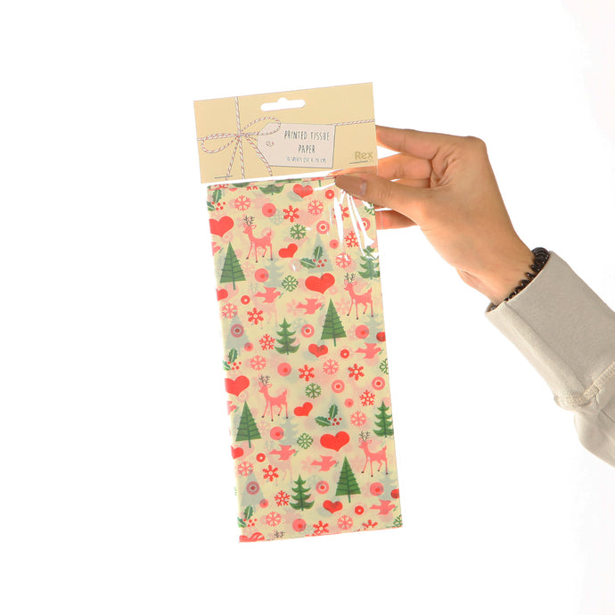 50s Christmas Tissue Paper