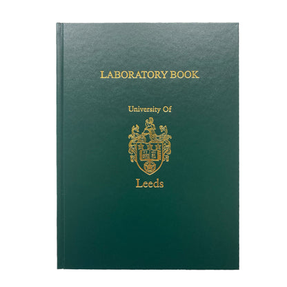 A4 Crested Hardback Lab Book Green – Gear