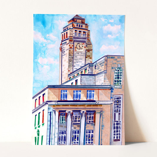 ZR Parkinson Building A4 Print